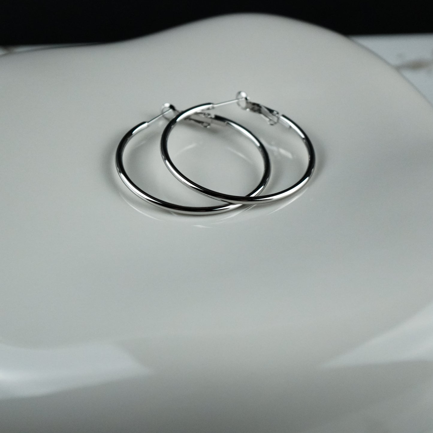 Thin Hoop Earrings