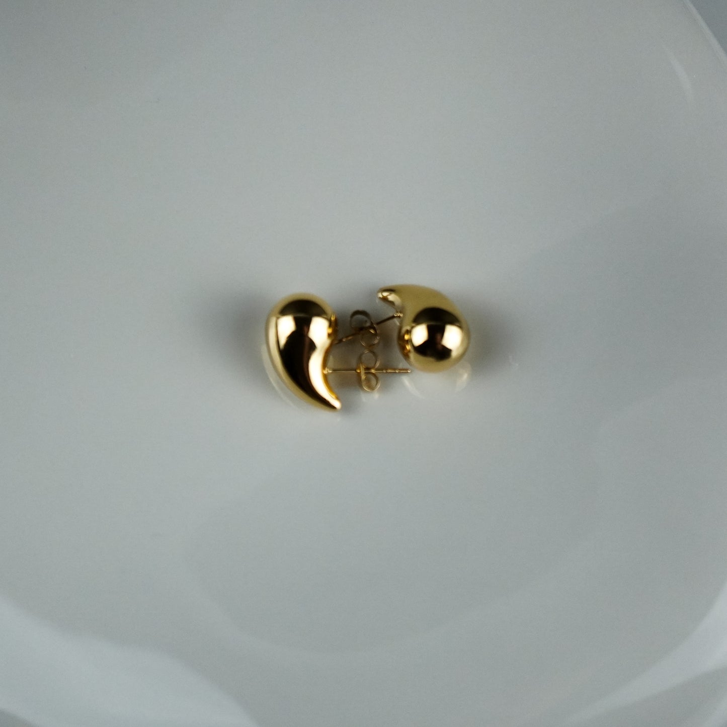 Small Drop Earrings Gold