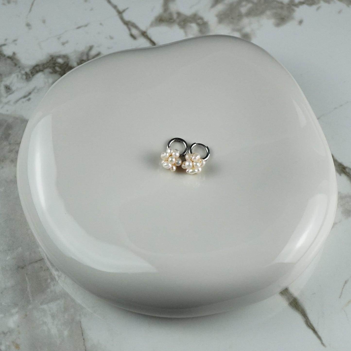 Clumpy Pearl Earrings