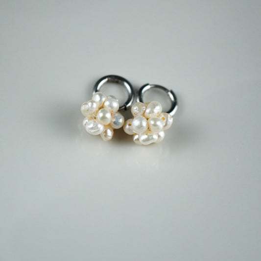 Clumpy Pearl Earrings