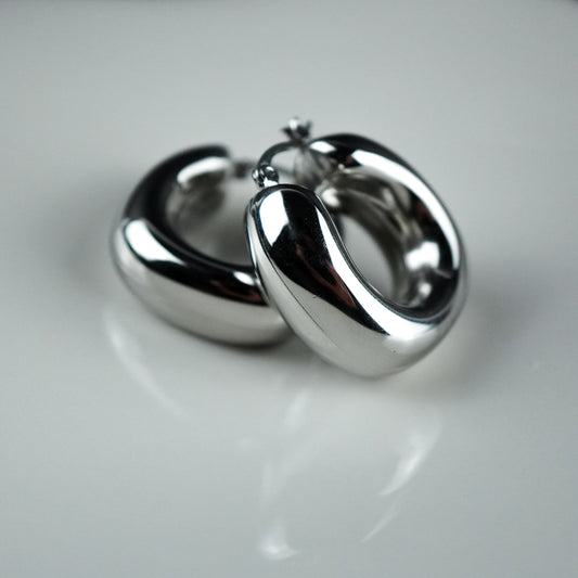 Fat Hoop Earrings