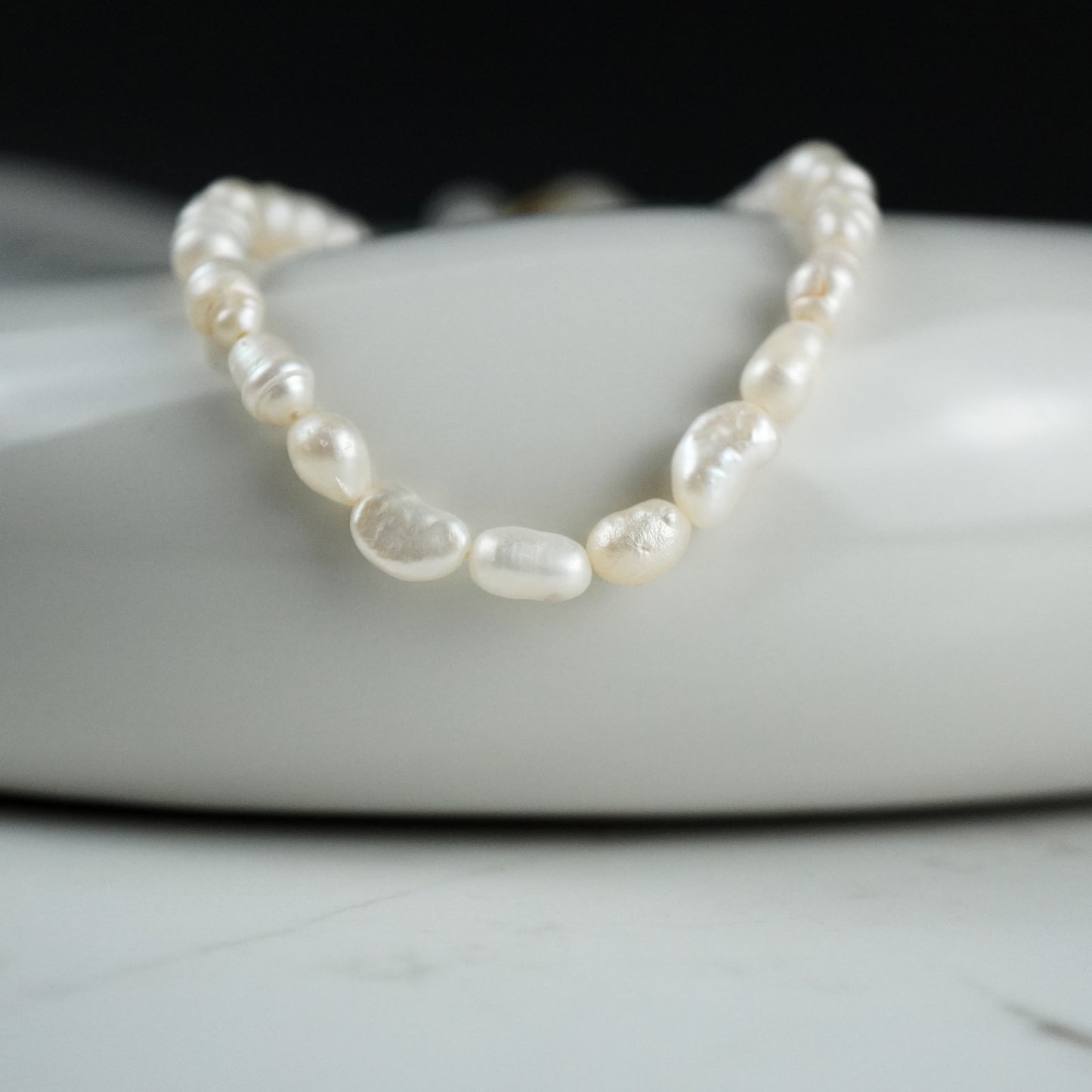 Pearl Necklace Gold