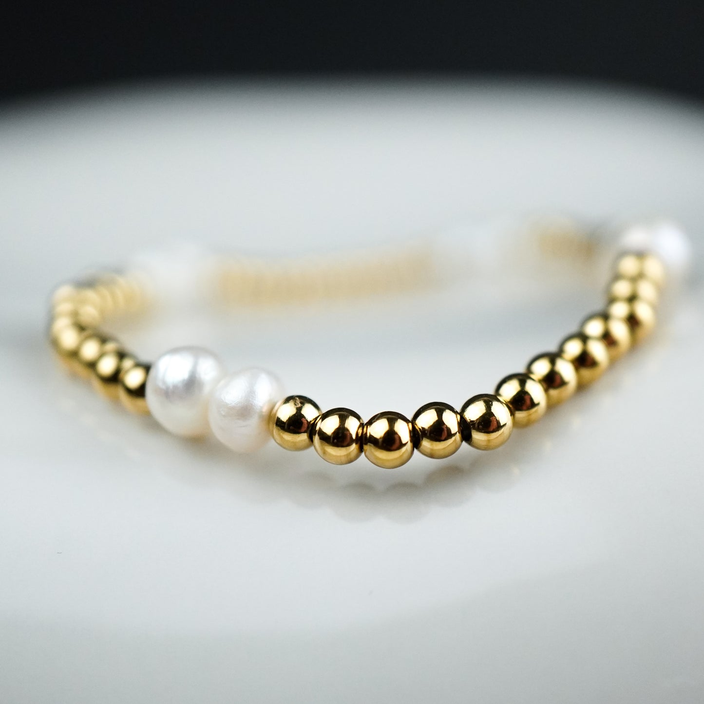 Pearl Mix Bracelet Gold