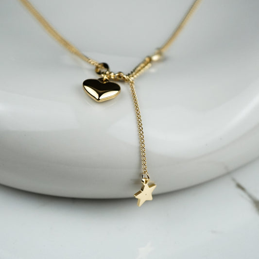 Special Heart Necklace Gold