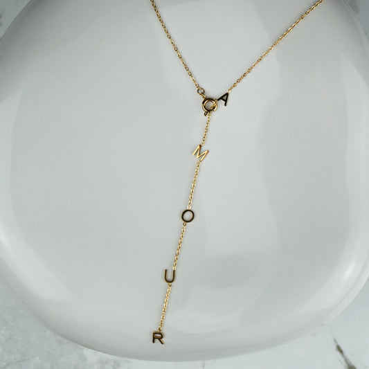 Amour Necklace Gold